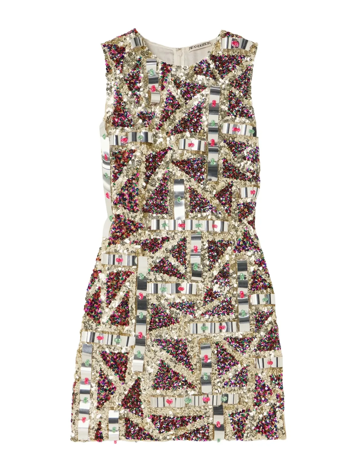 Embellished Sequinned Tulle Mini Dress Embellished Sequinned Tulle Mini Dress