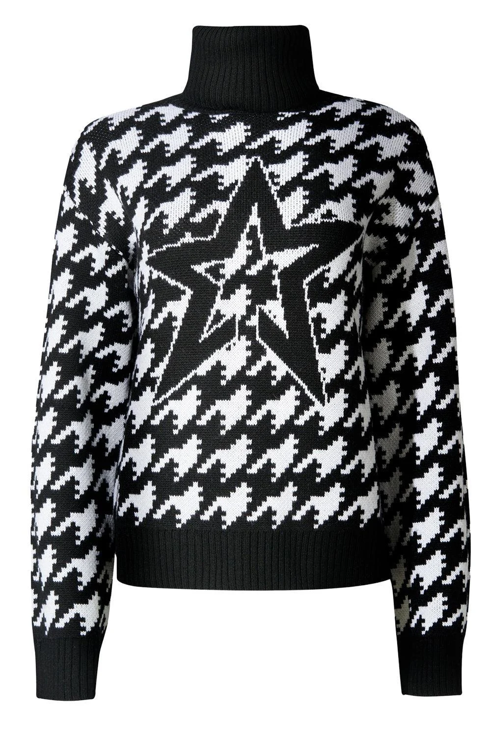 Chunky Houndstooth Sweater