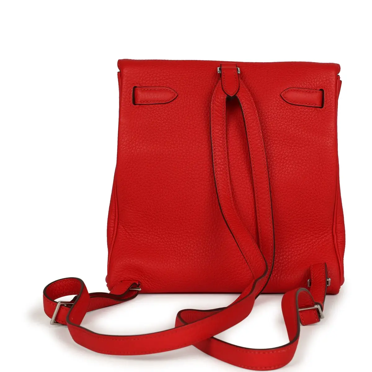 HERMÈS Hermes Kelly Ado II Backpack Rouge De Coeur Clemence Palladium Hardware | Thumbnail 4 HERMÈS Hermes Kelly Ado II Backpack Rouge De Coeur Clemence Palladium Hardware | Thumbnail 4