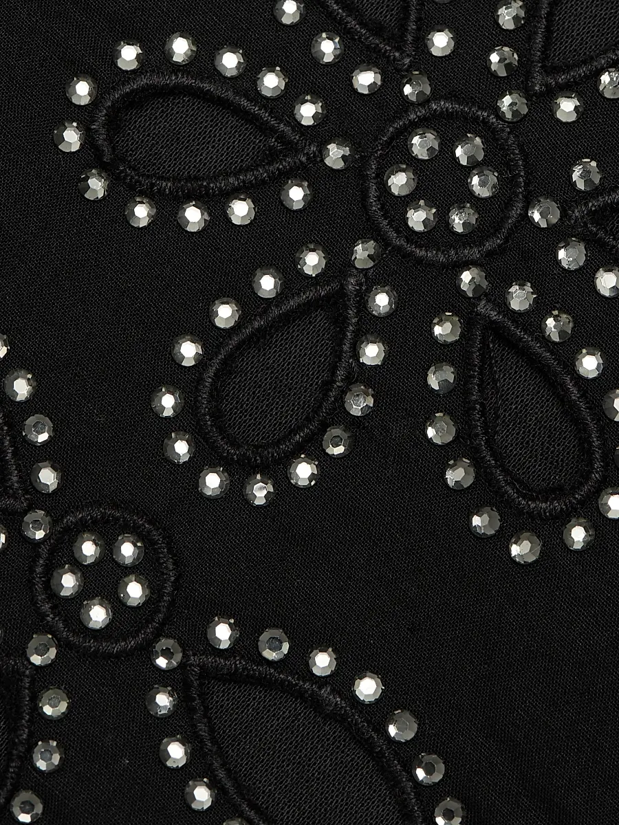 Hemant & Nandita Women's Hira Crystal-Embellished Floral Cotton Tank | Thumbnail 7 Hemant & Nandita Women's Hira Crystal-Embellished Floral Cotton Tank | Thumbnail 7