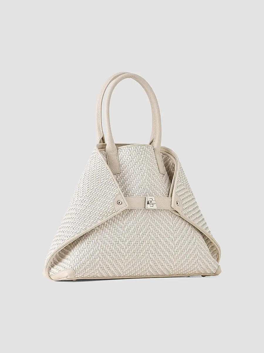 Akris Women's Small Ai Braided Leather Top Handle Bag | Thumbnail 3 Akris Women's Small Ai Braided Leather Top Handle Bag | Thumbnail 3