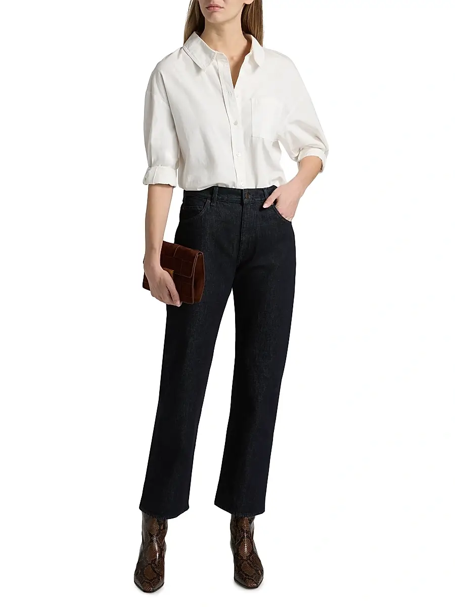 BLK DNM Women's High-Rise Straight Jeans | Thumbnail 2 BLK DNM Women's High-Rise Straight Jeans | Thumbnail 2