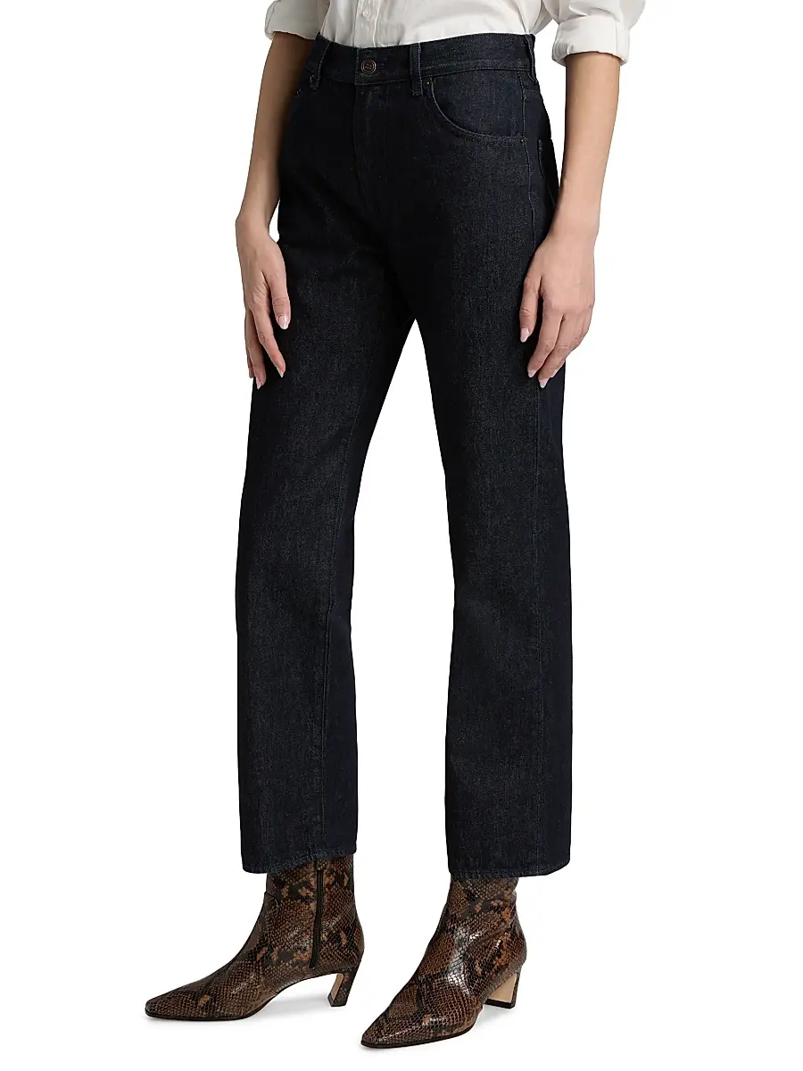 BLK DNM Women's High-Rise Straight Jeans | Thumbnail 4 BLK DNM Women's High-Rise Straight Jeans | Thumbnail 4