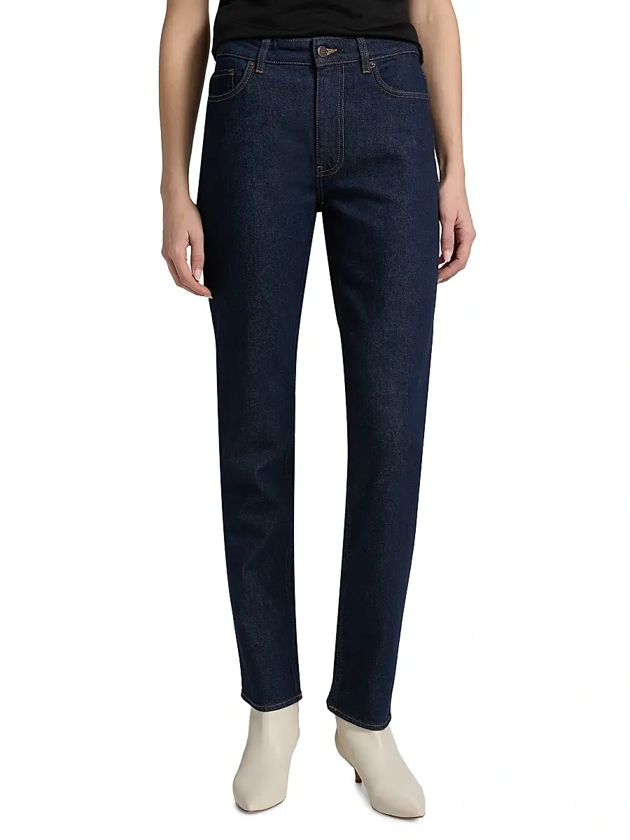BLK DNM Women's High-Rise Silm-Straight Jeans | Thumbnail 3 BLK DNM Women's High-Rise Silm-Straight Jeans | Thumbnail 3