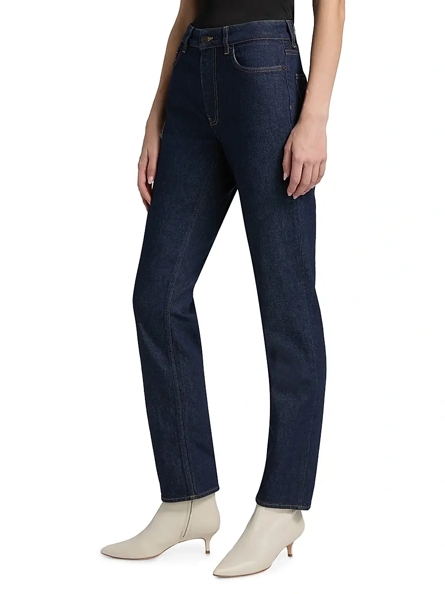 BLK DNM Women's High-Rise Silm-Straight Jeans | Thumbnail 4 BLK DNM Women's High-Rise Silm-Straight Jeans | Thumbnail 4