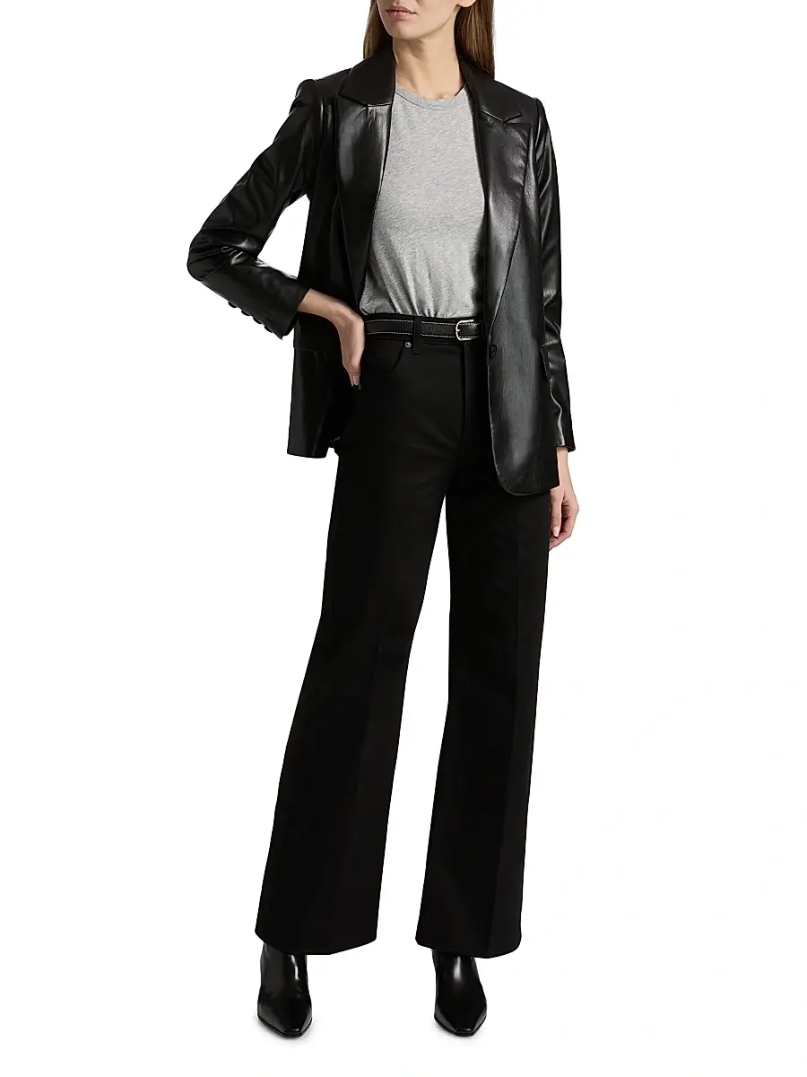 BLK DNM Women's High-Rise Wide-Leg Jeans | Thumbnail 2 BLK DNM Women's High-Rise Wide-Leg Jeans | Thumbnail 2