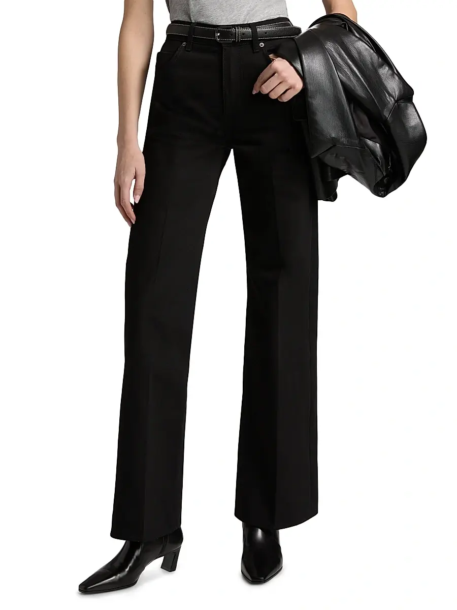 BLK DNM Women's High-Rise Wide-Leg Jeans | Thumbnail 3 BLK DNM Women's High-Rise Wide-Leg Jeans | Thumbnail 3
