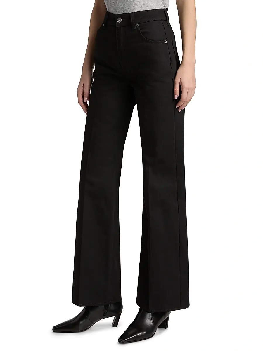 BLK DNM Women's High-Rise Wide-Leg Jeans | Thumbnail 4 BLK DNM Women's High-Rise Wide-Leg Jeans | Thumbnail 4