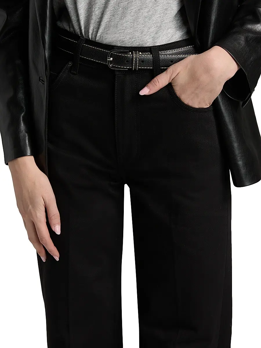 BLK DNM Women's High-Rise Wide-Leg Jeans | Thumbnail 6 BLK DNM Women's High-Rise Wide-Leg Jeans | Thumbnail 6