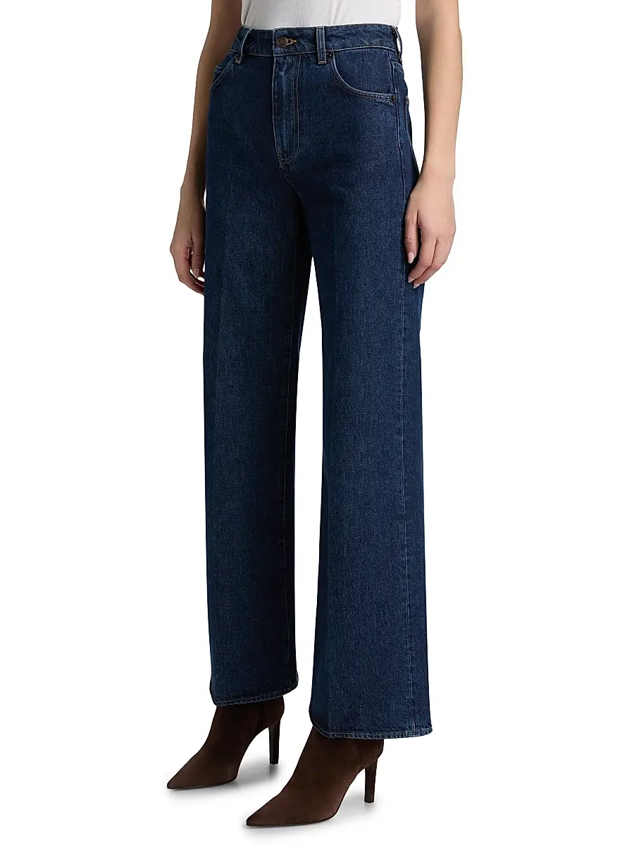 BLK DNM Women's High-Rise Wide-Leg Jeans | Thumbnail 4 BLK DNM Women's High-Rise Wide-Leg Jeans | Thumbnail 4