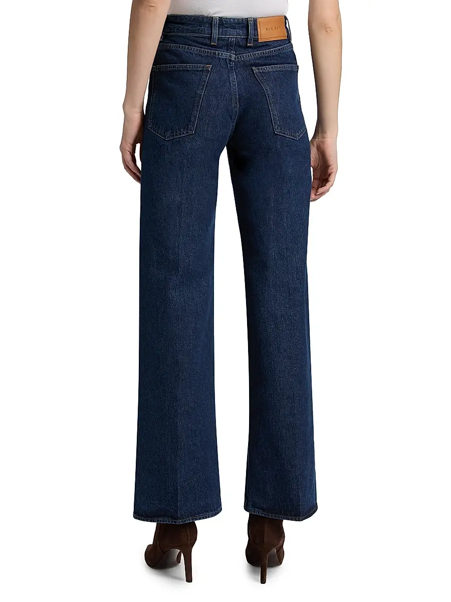 BLK DNM Women's High-Rise Wide-Leg Jeans | Thumbnail 5 BLK DNM Women's High-Rise Wide-Leg Jeans | Thumbnail 5