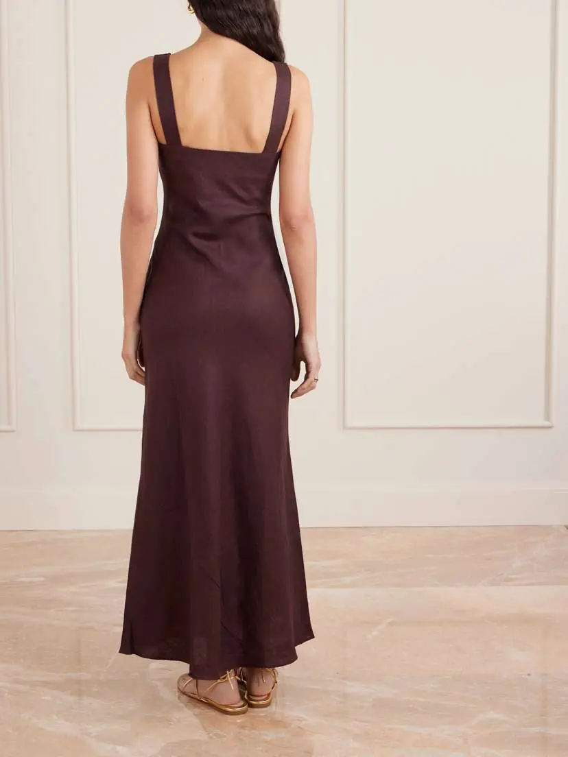 Faithfull Paloma Linen Maxi Dress | Thumbnail 4 Faithfull Paloma Linen Maxi Dress | Thumbnail 4
