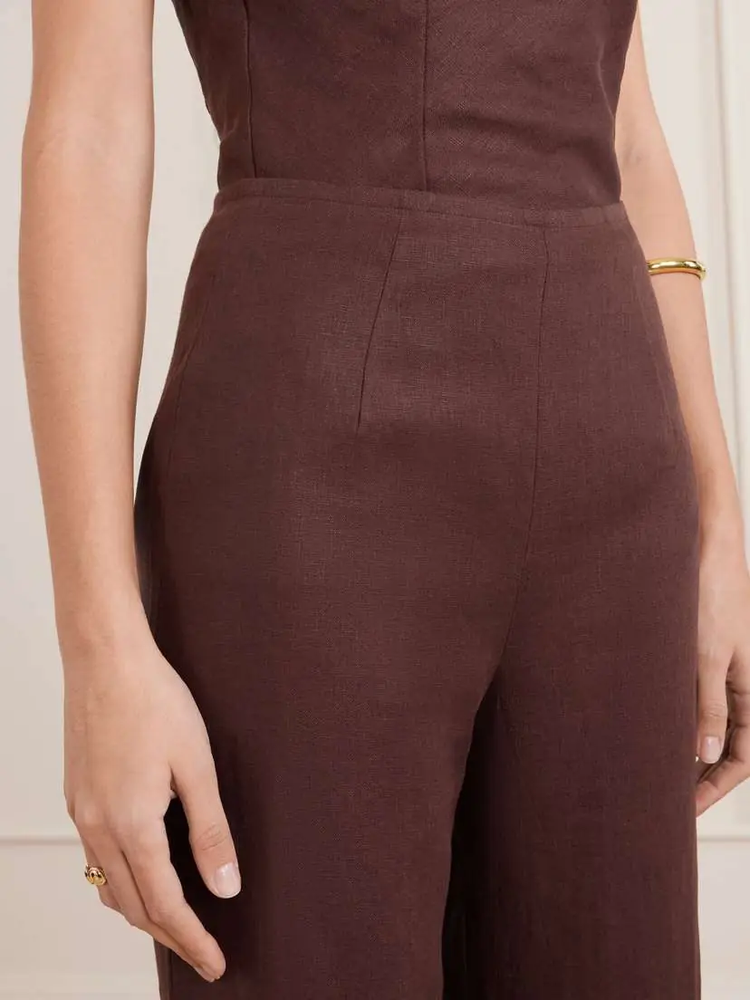 Faithfull Syna Linen Wide-leg Pants | Thumbnail 5 Faithfull Syna Linen Wide-leg Pants | Thumbnail 5