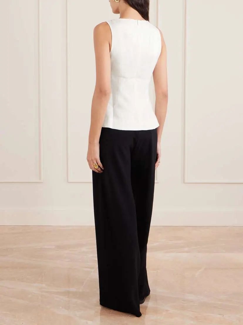 Faithfull Mina Linen Peplum Top | Thumbnail 4 Faithfull Mina Linen Peplum Top | Thumbnail 4