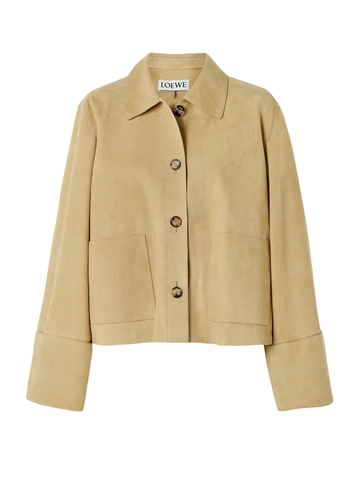 Paneled Suede Jacket