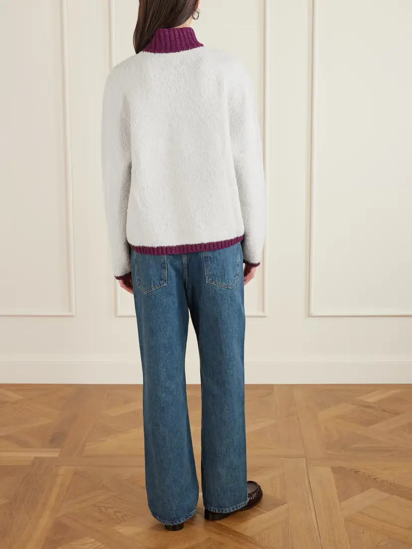Aimé Leon Dore Chalet Appliquéd Wool-blend Chenille Sweater | Thumbnail 4 Aimé Leon Dore Chalet Appliquéd Wool-blend Chenille Sweater | Thumbnail 4