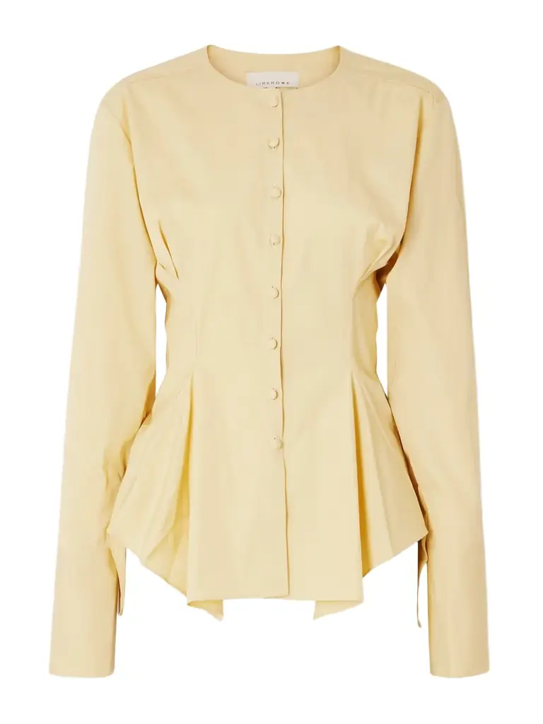 LIBEROWE Lavinia Cotton-poplin Blouse | Image 1 LIBEROWE Lavinia Cotton-poplin Blouse | Image 1