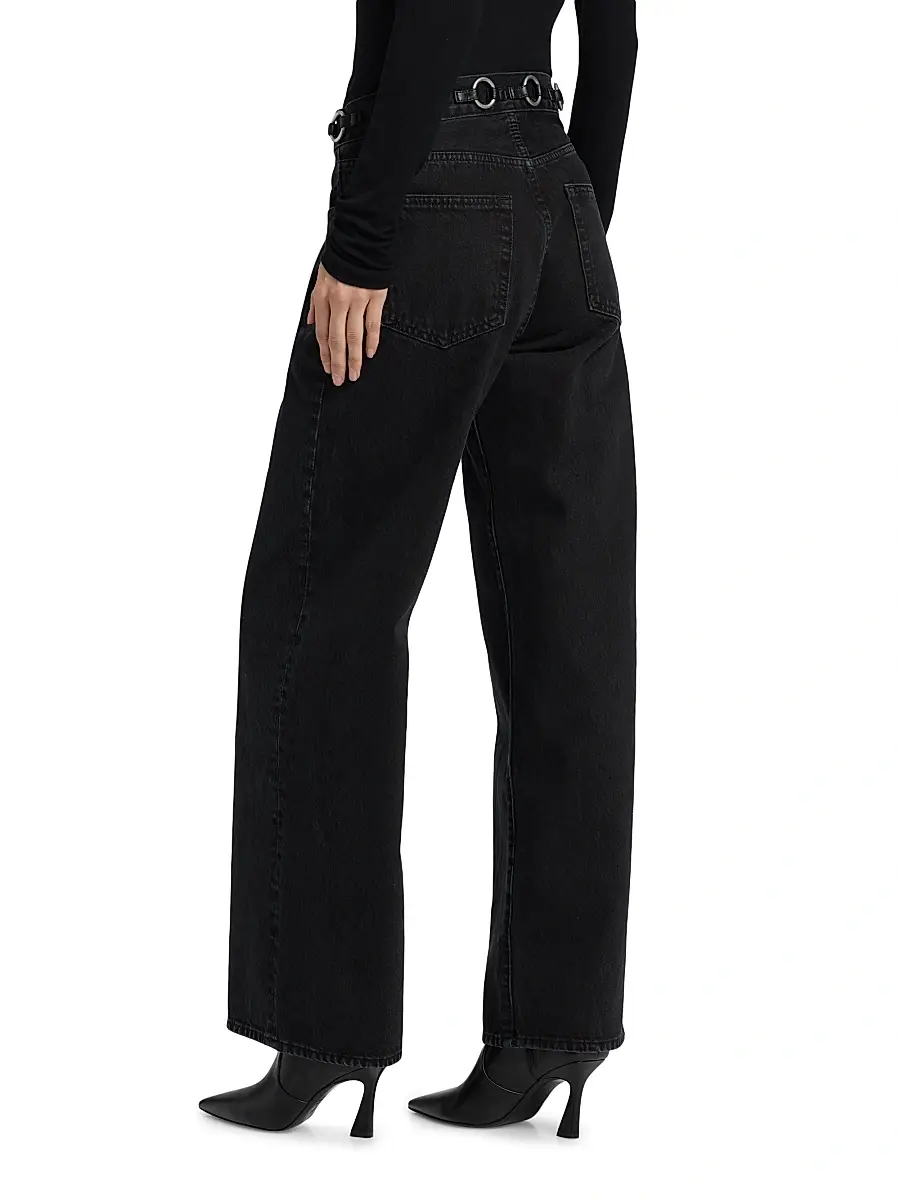Frame Women's The O-Ring Stroll Wide-Leg Jeans | Thumbnail 5 Frame Women's The O-Ring Stroll Wide-Leg Jeans | Thumbnail 5