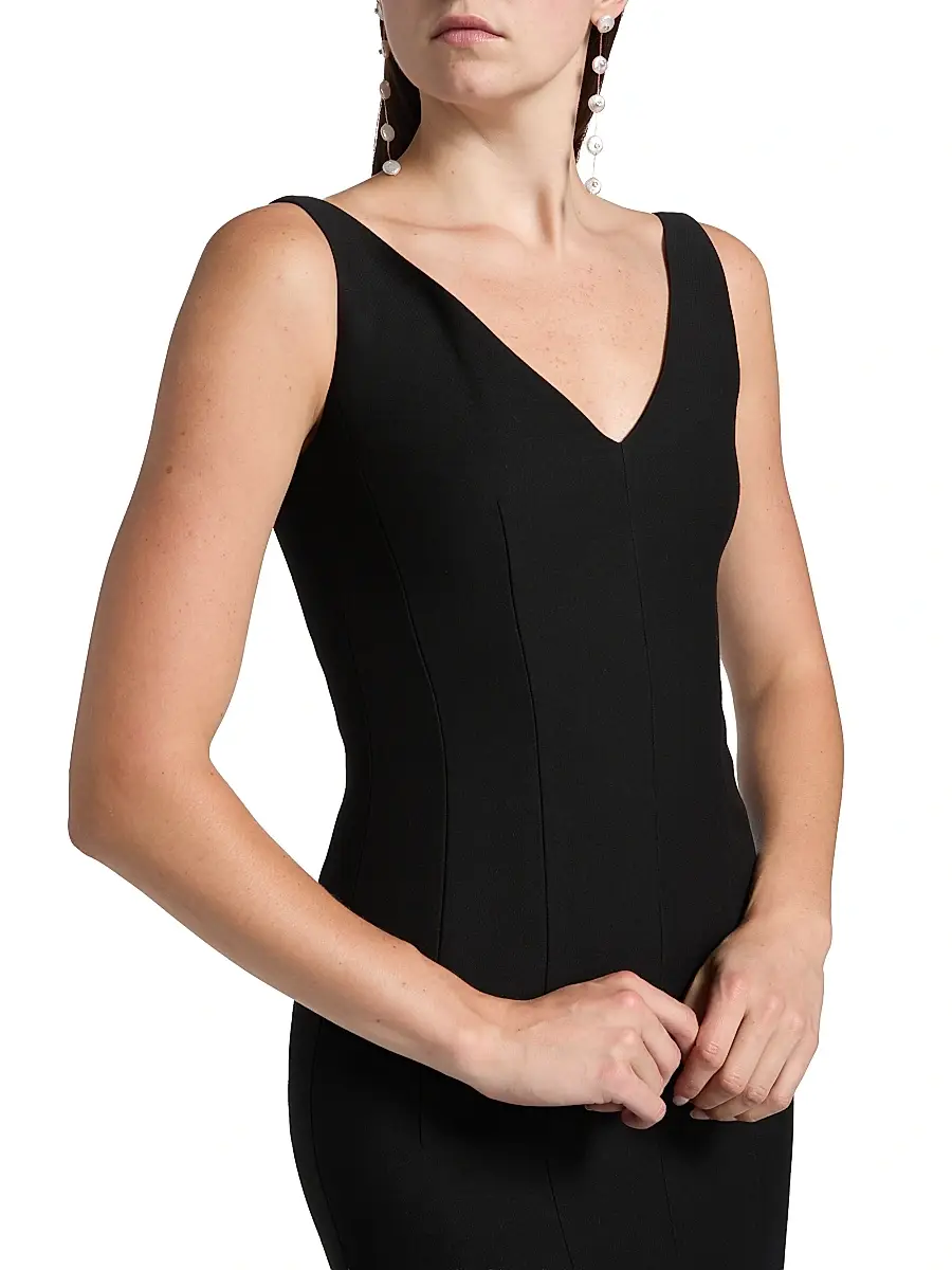 Adam Lippes Women's Willa Wool-Blend Midi-Dress | Thumbnail 6 Adam Lippes Women's Willa Wool-Blend Midi-Dress | Thumbnail 6