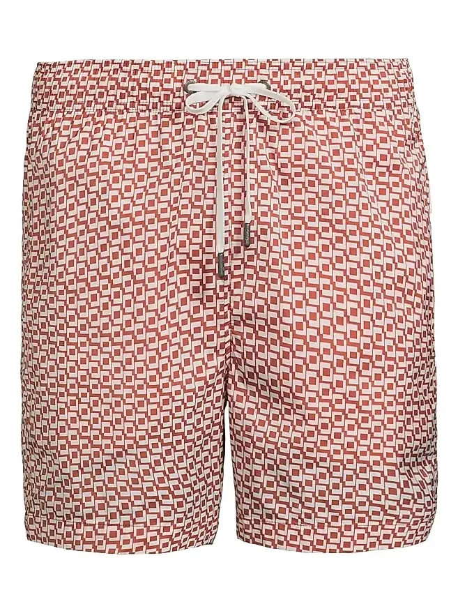 Onia Men's Calder Printed Swim Shorts | Thumbnail 1 Onia Men's Calder Printed Swim Shorts | Thumbnail 1