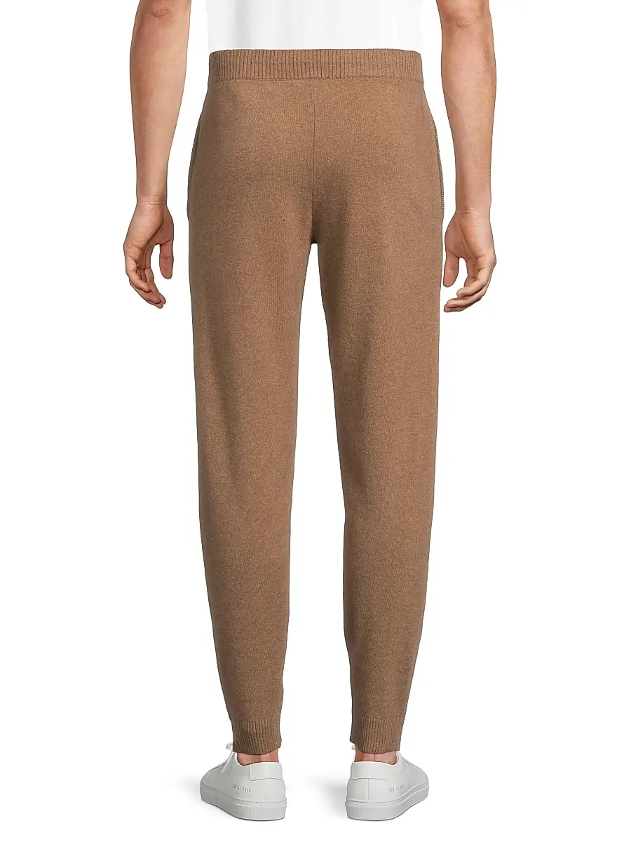 Onia Men's Cashmere Drawstring Joggers - Camel | Thumbnail 5 Onia Men's Cashmere Drawstring Joggers - Camel | Thumbnail 5