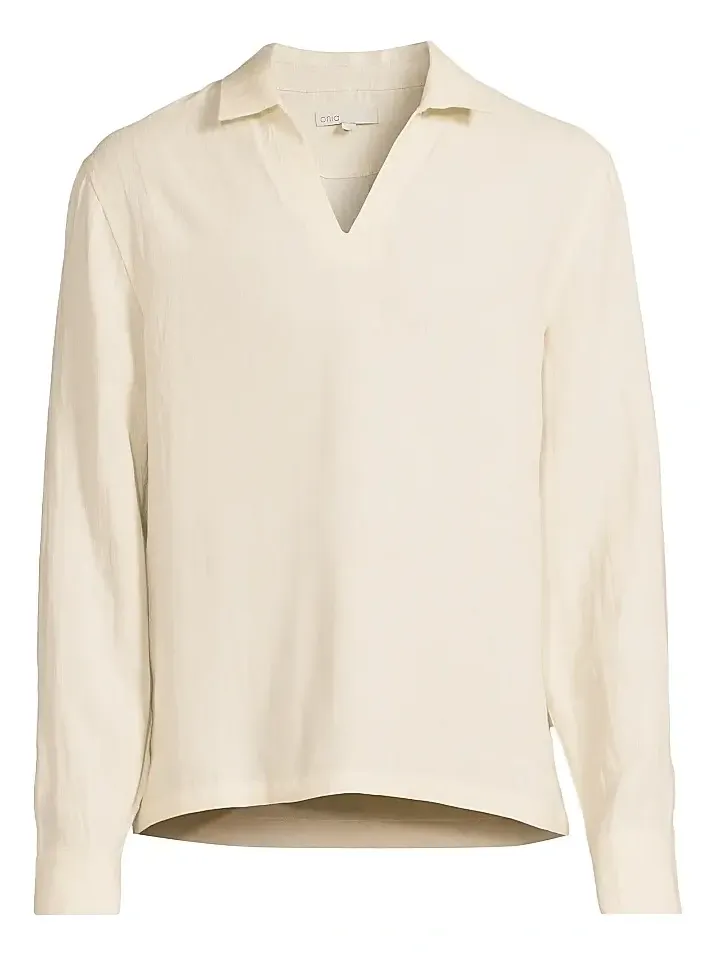 Men's Linen Long-Sleeve Shirt Men's Linen Long-Sleeve Shirt