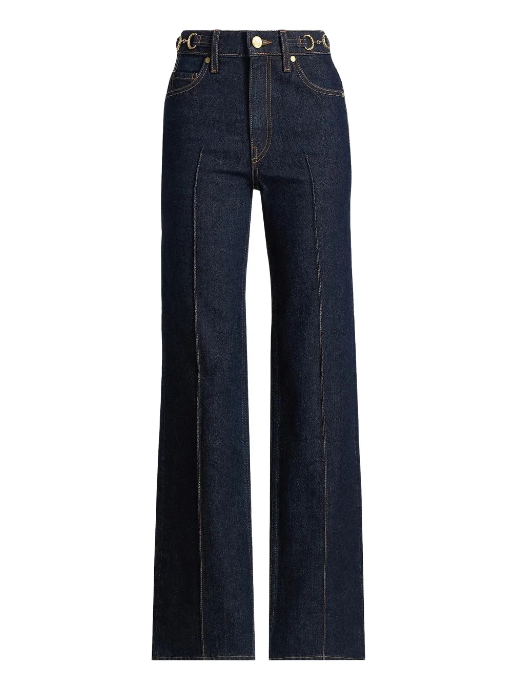 Women's Agatha Pintuck Straight-Leg Jeans