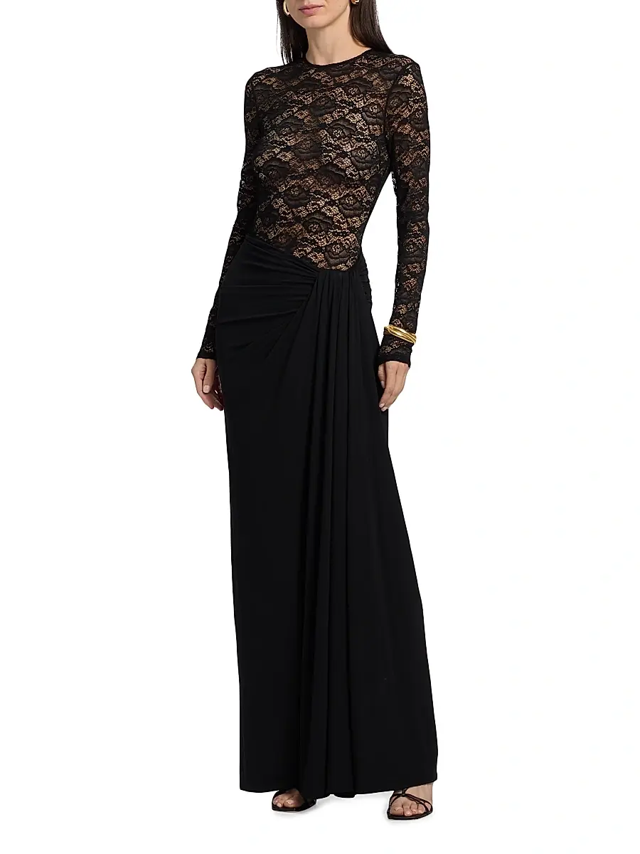 Ronny Kobo Women's Amalyia Lace Maxi Dress | Thumbnail 3 Ronny Kobo Women's Amalyia Lace Maxi Dress | Thumbnail 3