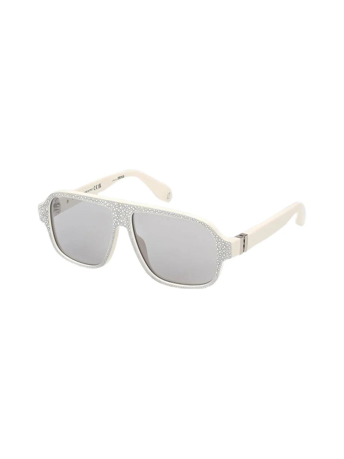 Men's Roller 57MM Crystal-Embellished Pilot Sunglasses