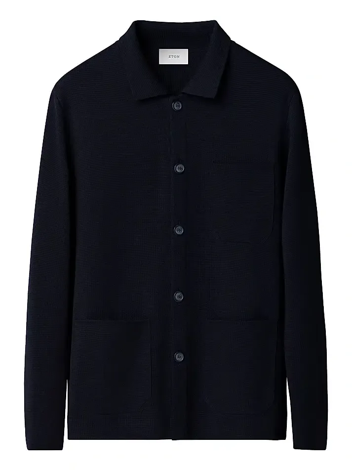 Men's Merino Wool Knit Cardigan