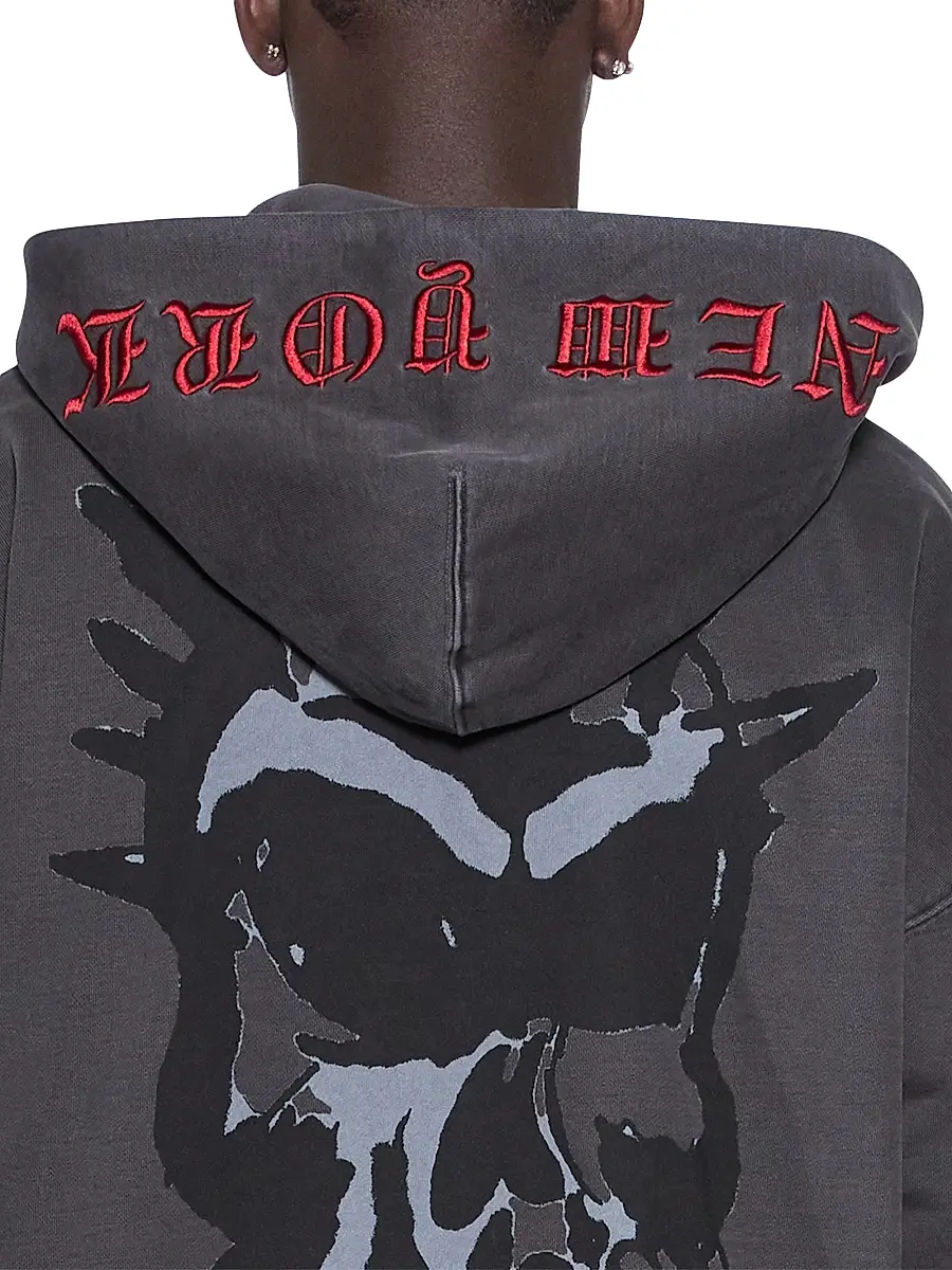 Ksubi Men's Graff Ekcess Zip Hoodie - Black | Thumbnail 5 Ksubi Men's Graff Ekcess Zip Hoodie - Black | Thumbnail 5