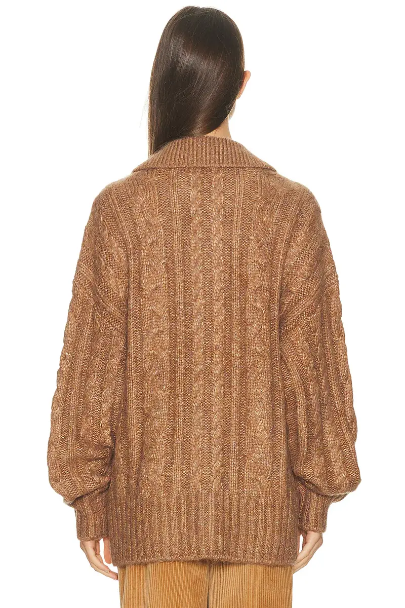 Helsa Jessiah Cable Cardigan | Thumbnail 5 Helsa Jessiah Cable Cardigan | Thumbnail 5