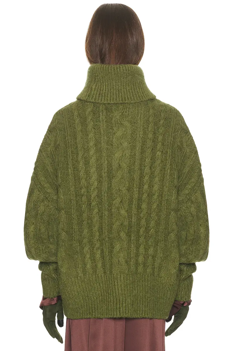 Helsa Claudiya Cable Turtleneck | Thumbnail 5 Helsa Claudiya Cable Turtleneck | Thumbnail 5