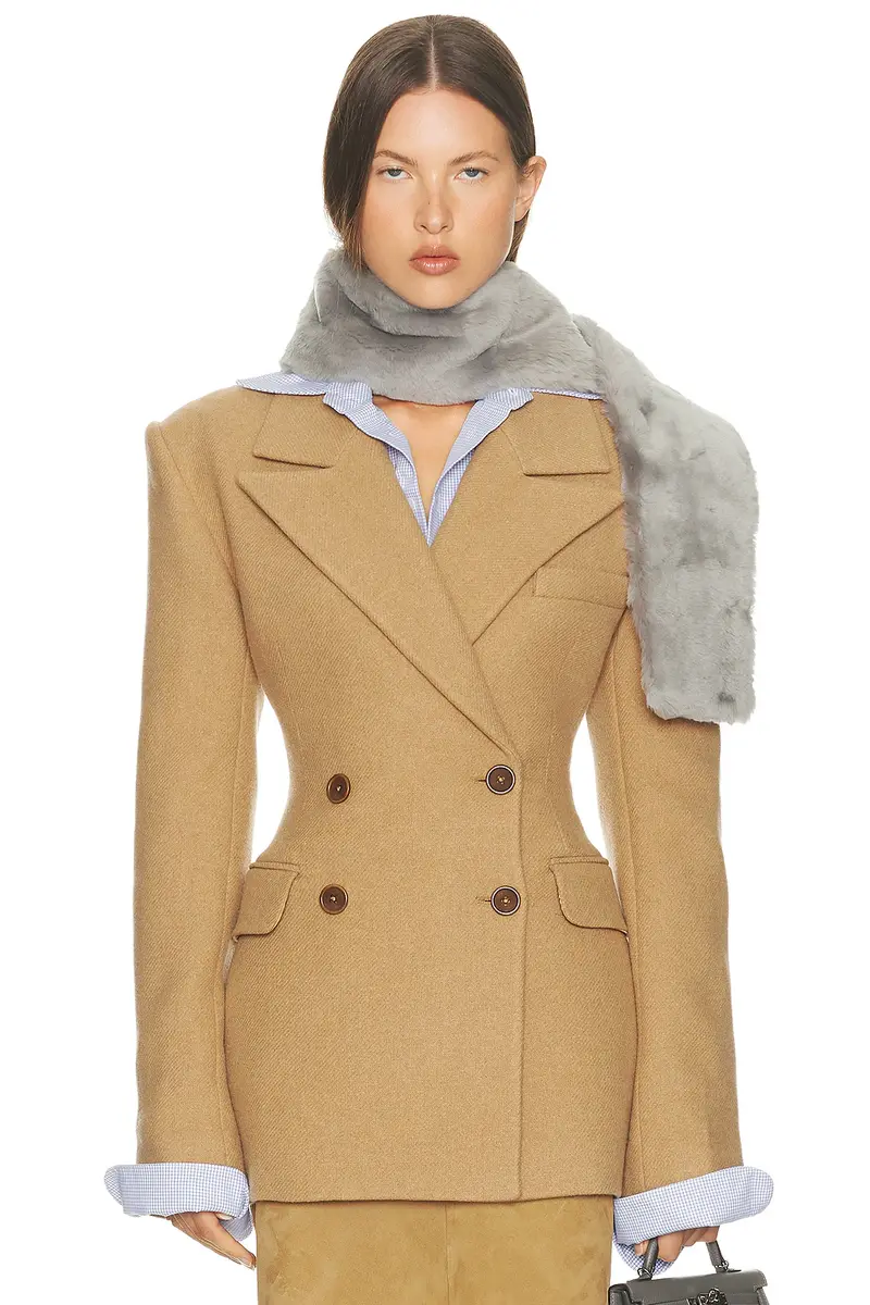 Helsa Italian Wool Blend Blazer | Image 1 Helsa Italian Wool Blend Blazer | Image 1