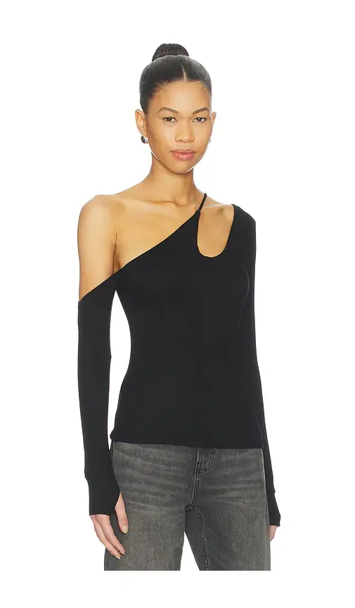 Michael Lauren Usher Asymmetrical Longsleeve Top | Thumbnail 2