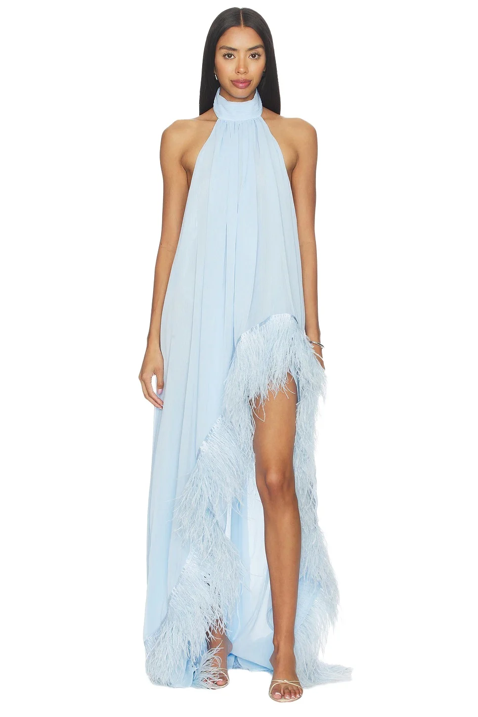 Bronx and Banco Madeline Halterneck Gown