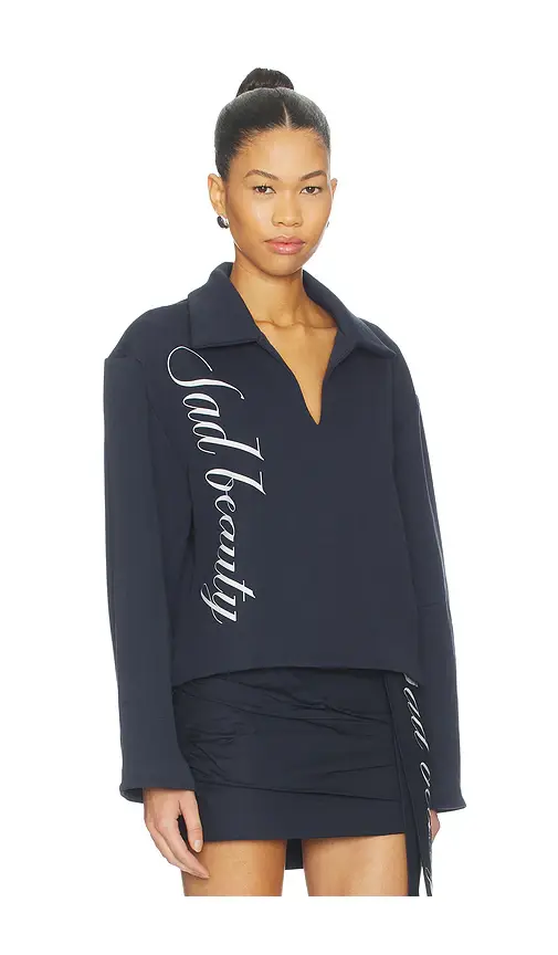Zemeta Sad Beauty Oversize Pullover | Thumbnail 2