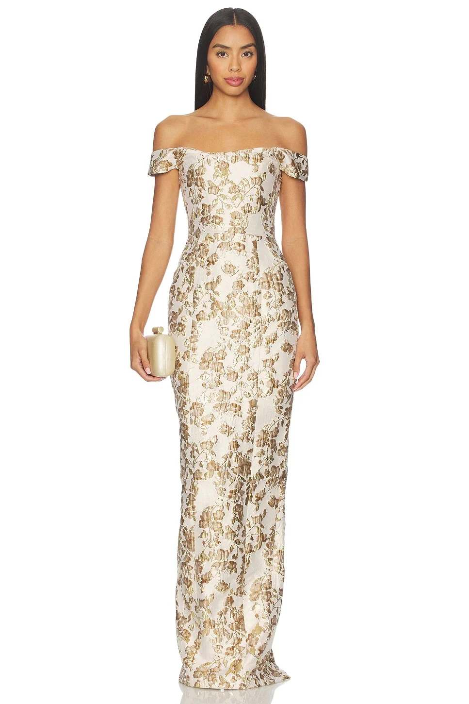 Sau Lee Joanna Jacquard Gown