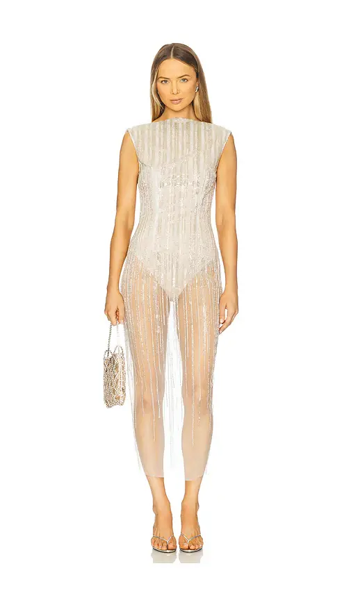 SAU LEE Marci Beaded Dress | Image 1 SAU LEE Marci Beaded Dress | Image 1