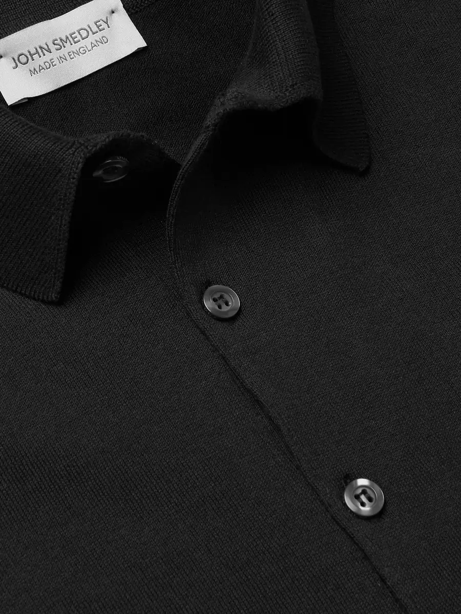 John Smedley Adrian Slim-Fit Sea Island Cotton Polo Shirt - Men | Thumbnail 5