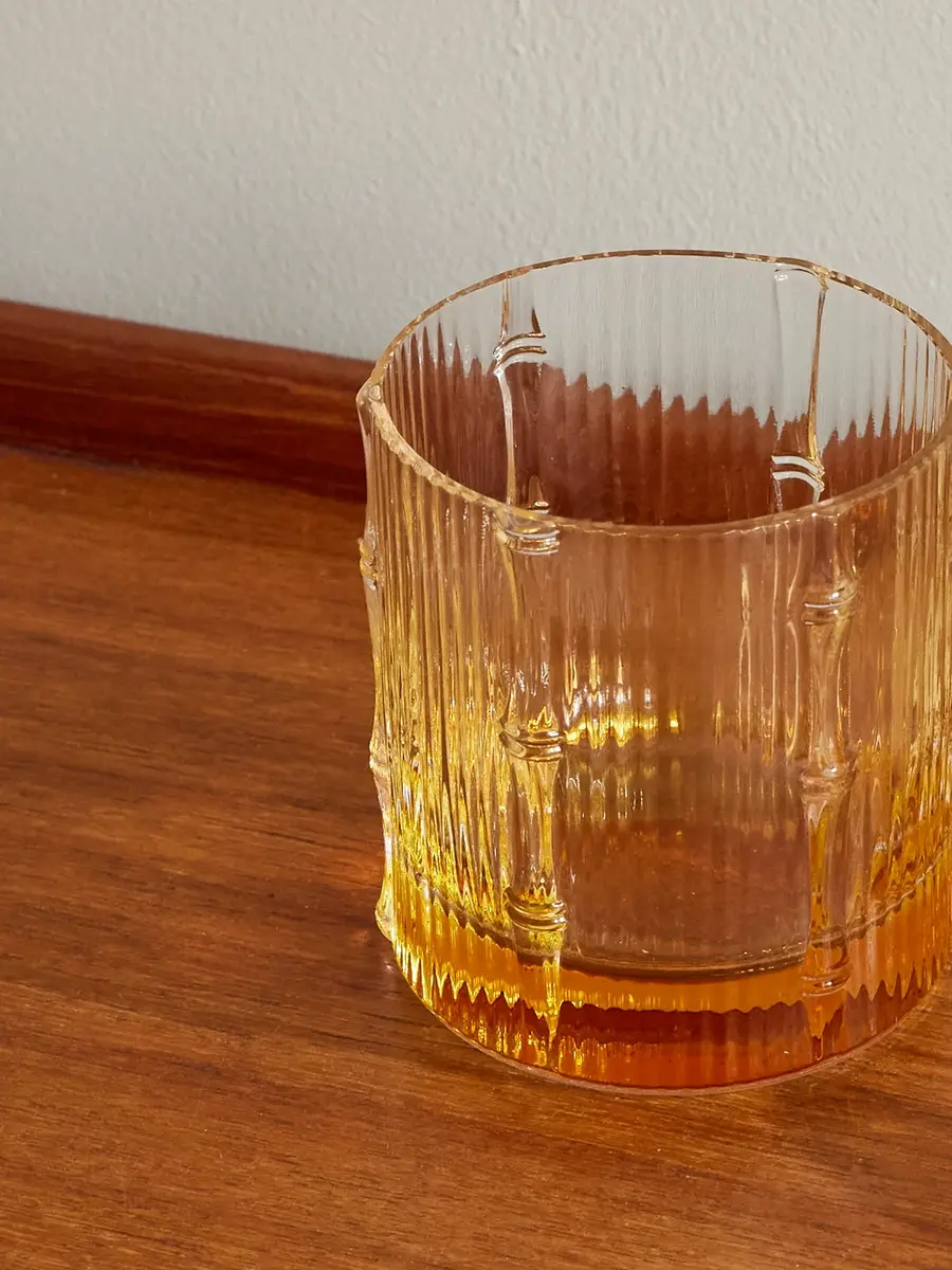 La DoubleJ Bamboo Set of Two Crystal Glass Tumblers - Men | Thumbnail 3 La DoubleJ Bamboo Set of Two Crystal Glass Tumblers - Men | Thumbnail 3