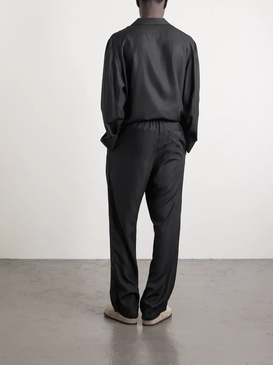 CDLP Straight-Leg Lyocell Pyjama Trousers - Men | Thumbnail 3 CDLP Straight-Leg Lyocell Pyjama Trousers - Men | Thumbnail 3