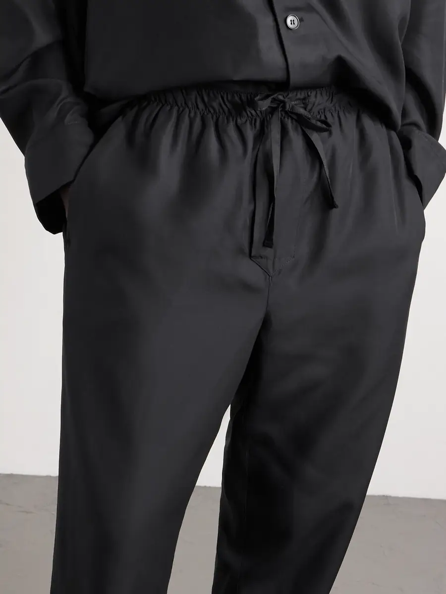CDLP Straight-Leg Lyocell Pyjama Trousers - Men | Thumbnail 4 CDLP Straight-Leg Lyocell Pyjama Trousers - Men | Thumbnail 4