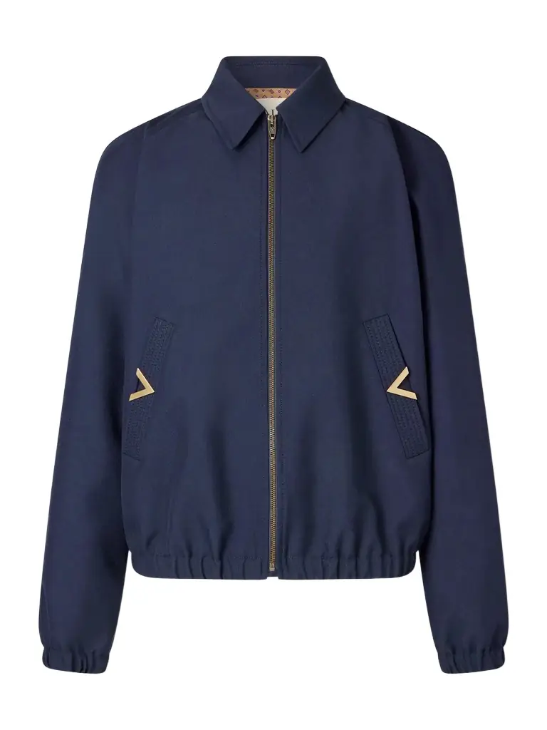 Valentino Garavani VGold Twill Blouson Jacket - Men | Image 1 Valentino Garavani VGold Twill Blouson Jacket - Men | Image 1
