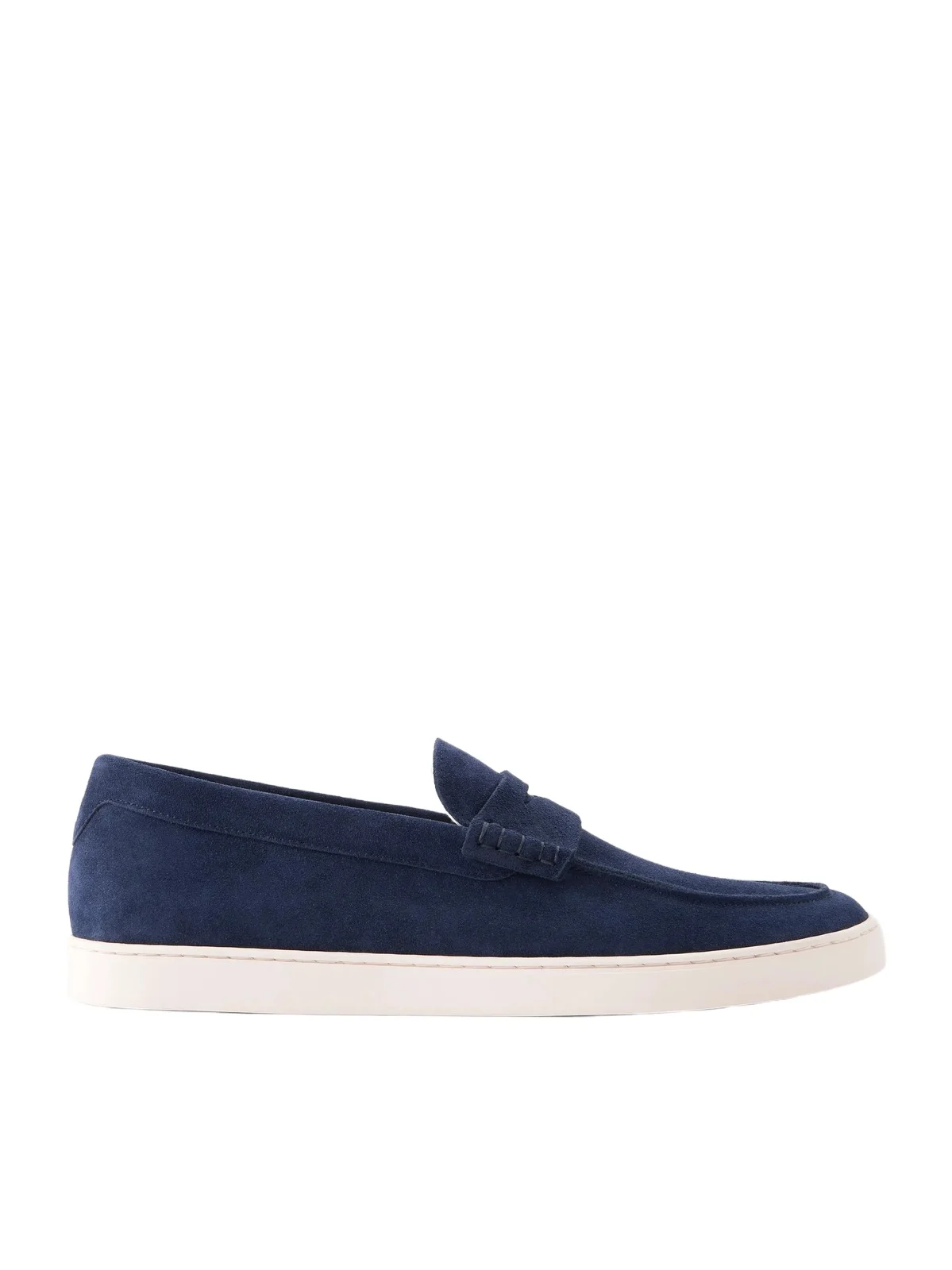 Suede Penny Loafers - Men Suede Penny Loafers - Men