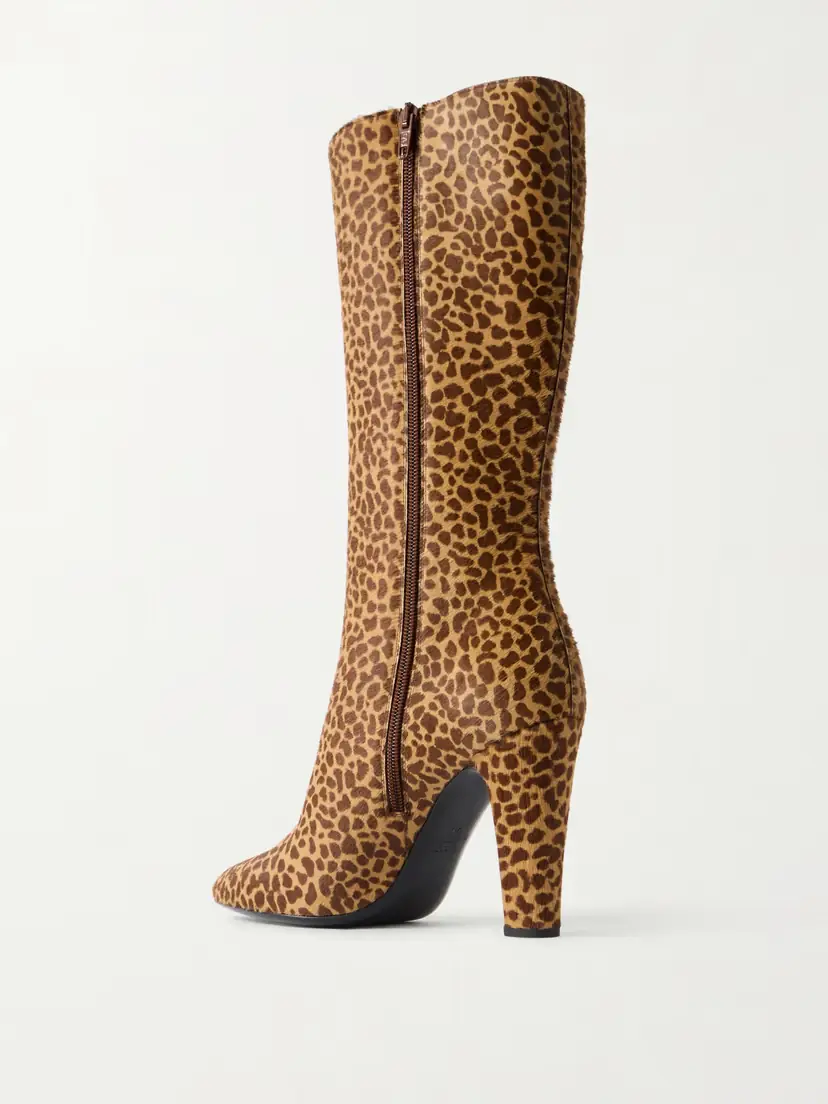 Valentino Garavani Hotty 100 Leopard-print Calf Hair Knee Boots | Thumbnail 2 Valentino Garavani Hotty 100 Leopard-print Calf Hair Knee Boots | Thumbnail 2