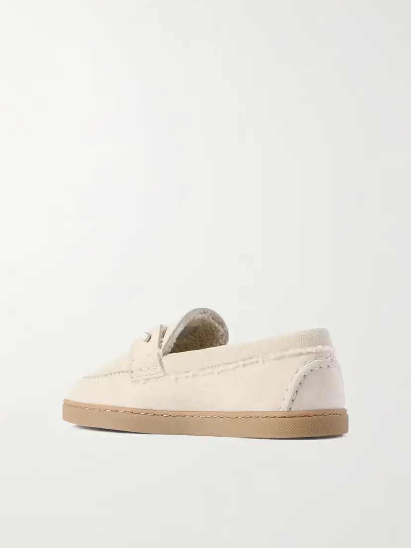Christian Louboutin Chambeliboat Shearling-lined Suede Loafers | Thumbnail 3 Christian Louboutin Chambeliboat Shearling-lined Suede Loafers | Thumbnail 3