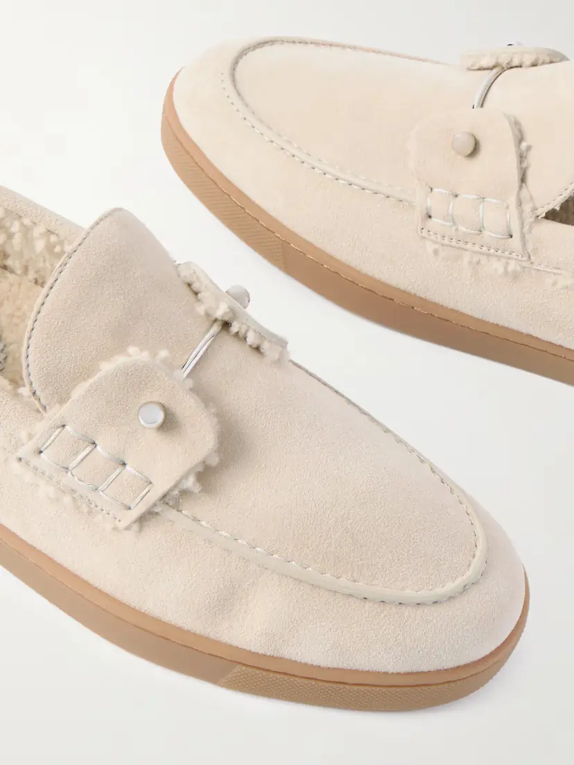 Christian Louboutin Chambeliboat Shearling-lined Suede Loafers | Thumbnail 5 Christian Louboutin Chambeliboat Shearling-lined Suede Loafers | Thumbnail 5