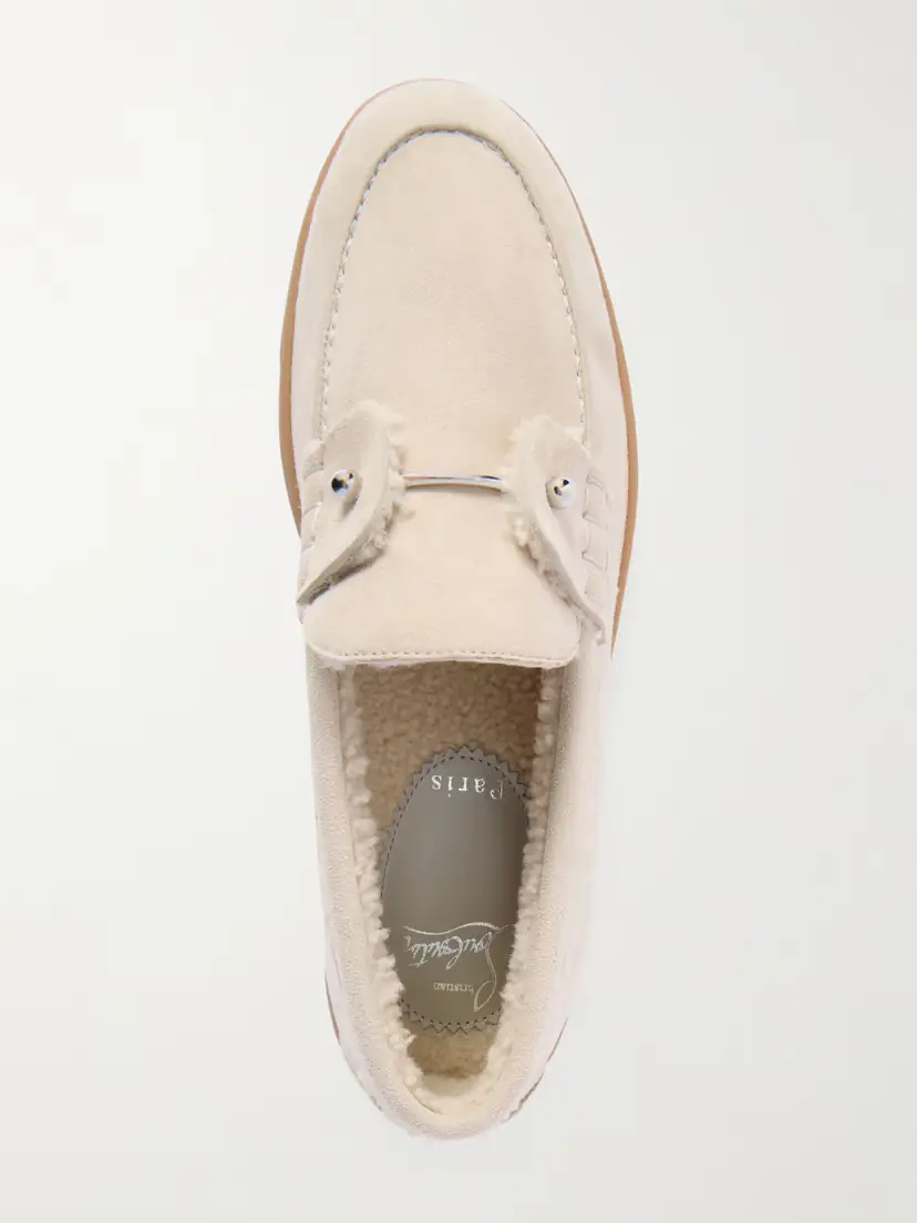 Christian Louboutin Chambeliboat Shearling-lined Suede Loafers | Thumbnail 6 Christian Louboutin Chambeliboat Shearling-lined Suede Loafers | Thumbnail 6