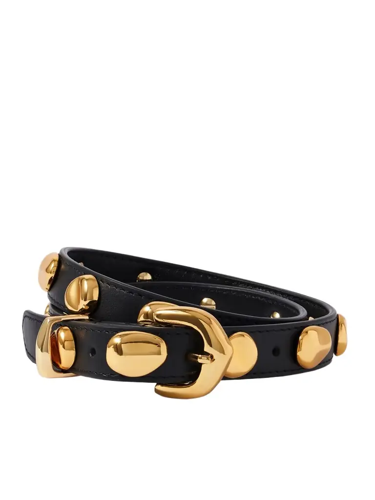 The Vaal Embellished Leather Belt